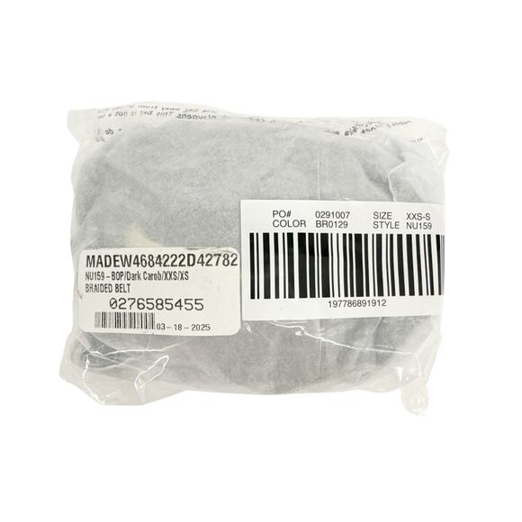 MADEWELL Braided Belt in Dark Carob XXS-S - Picture 13 of 13